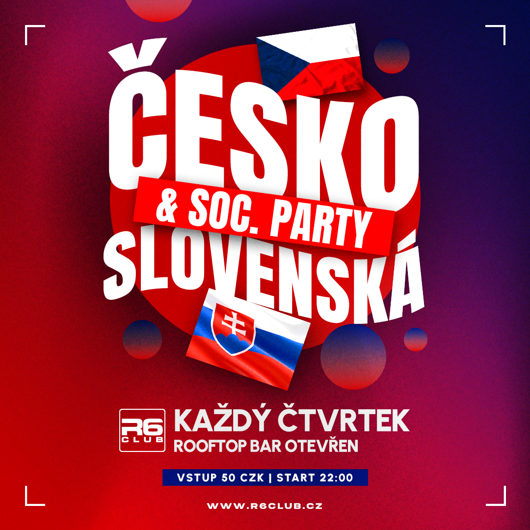 Každý čtvrtek Československá & SOC. party